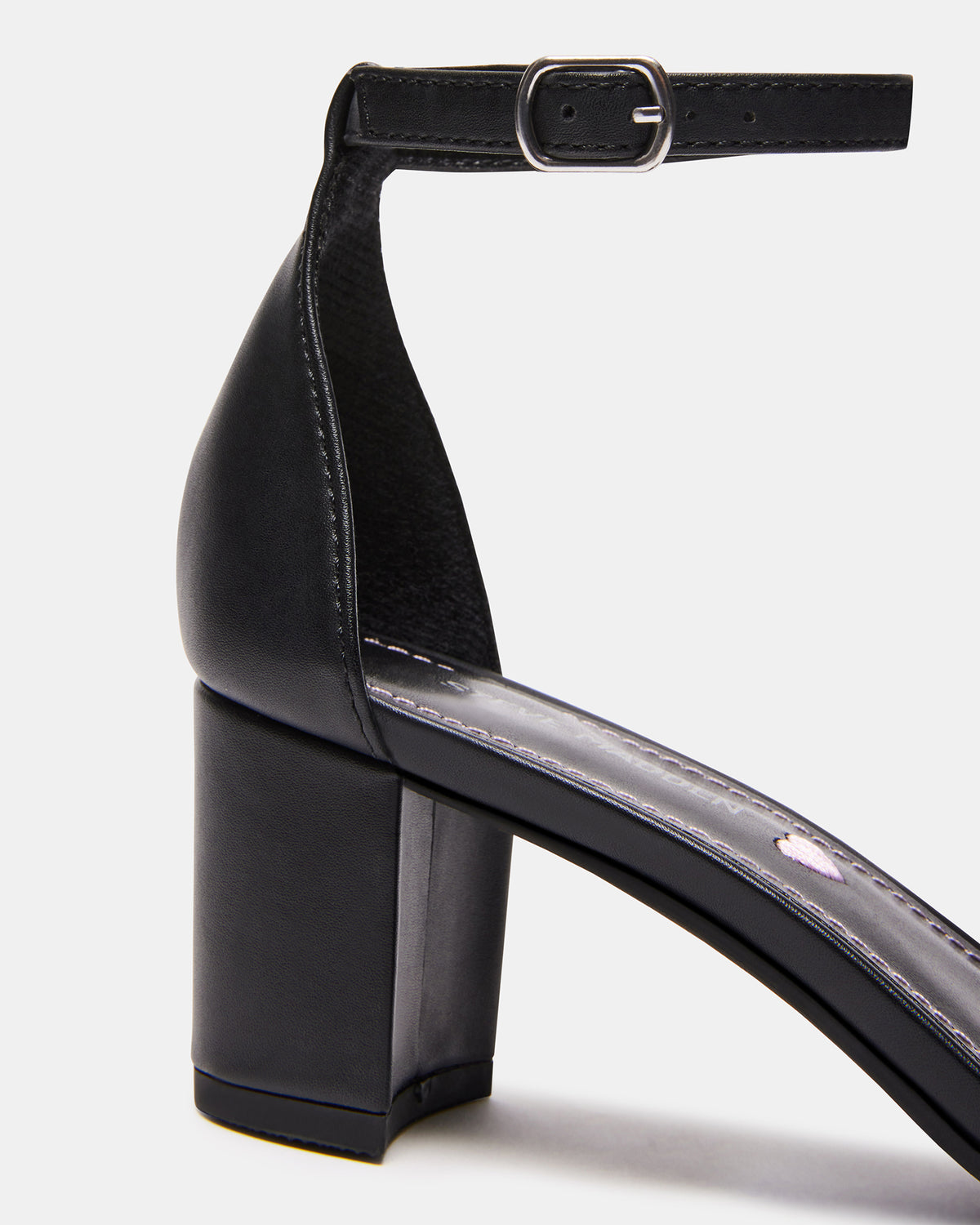 Kids' CARRSON Black Smooth Girls' Dress Heel