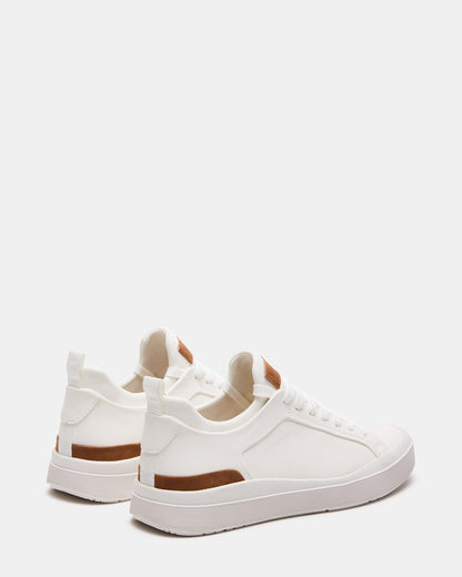 DACK White Men's Lace-Up Sneakers