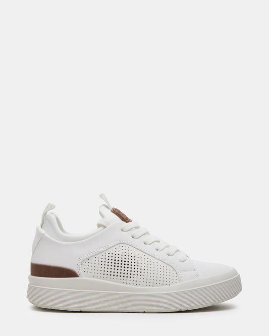 Kids' OASYS White Boys' Low-Top Lace-Up Sneakers
