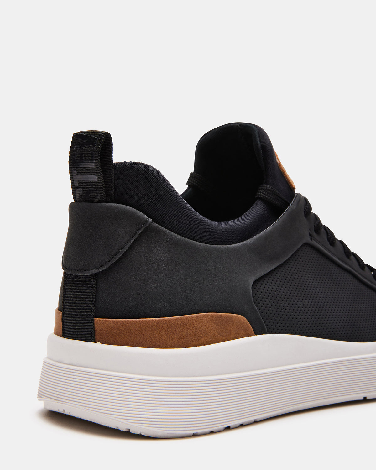 DACK Black Men's Lace-Up Sneakers