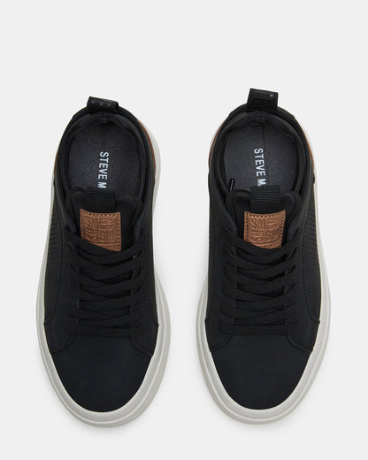 Kids' OASYS Black Boys' Low-Top Lace-Up Sneakers