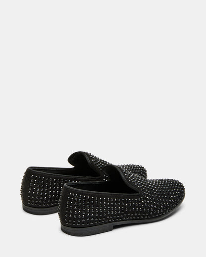 Kids' CAVIAR Black Rhinestone Boys' Dress Shoe