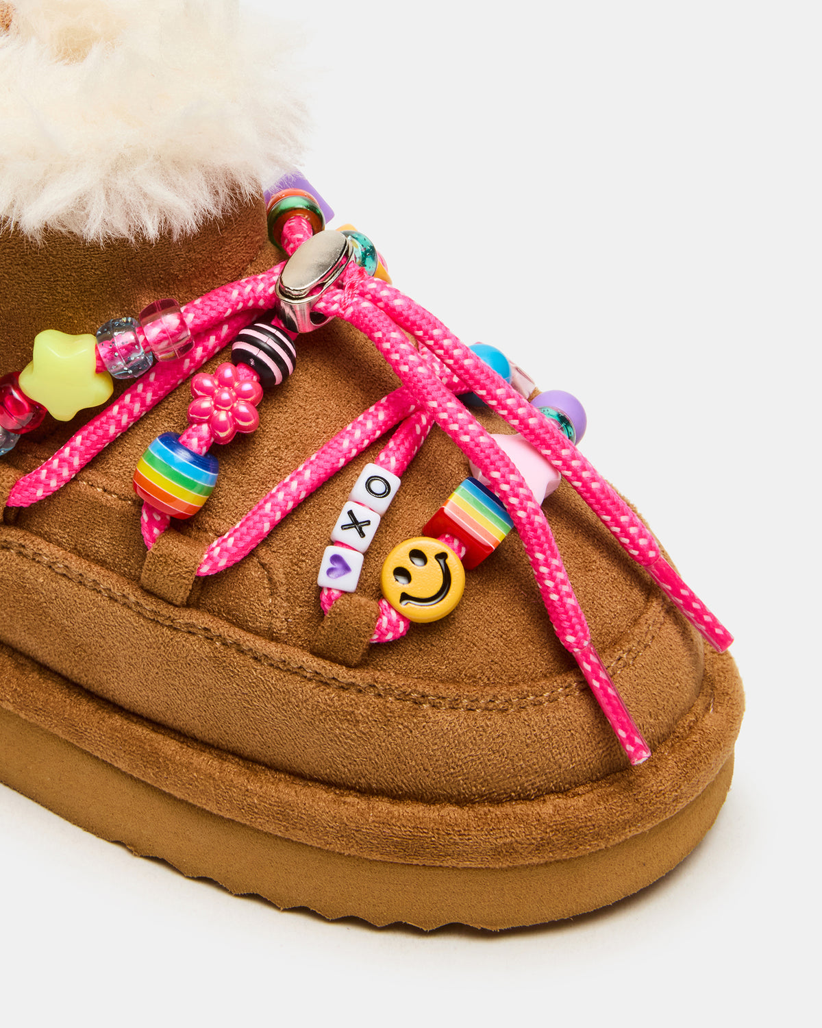 Toddlers' GLAZER Cognac Girls' Lace-Up Ankle Boot