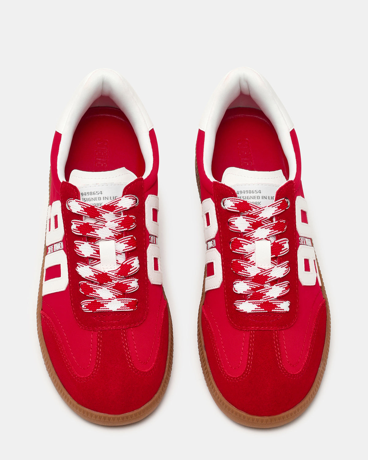 PACEY Red Multi Low-Top Lace-Up 90's Women's Sneaker