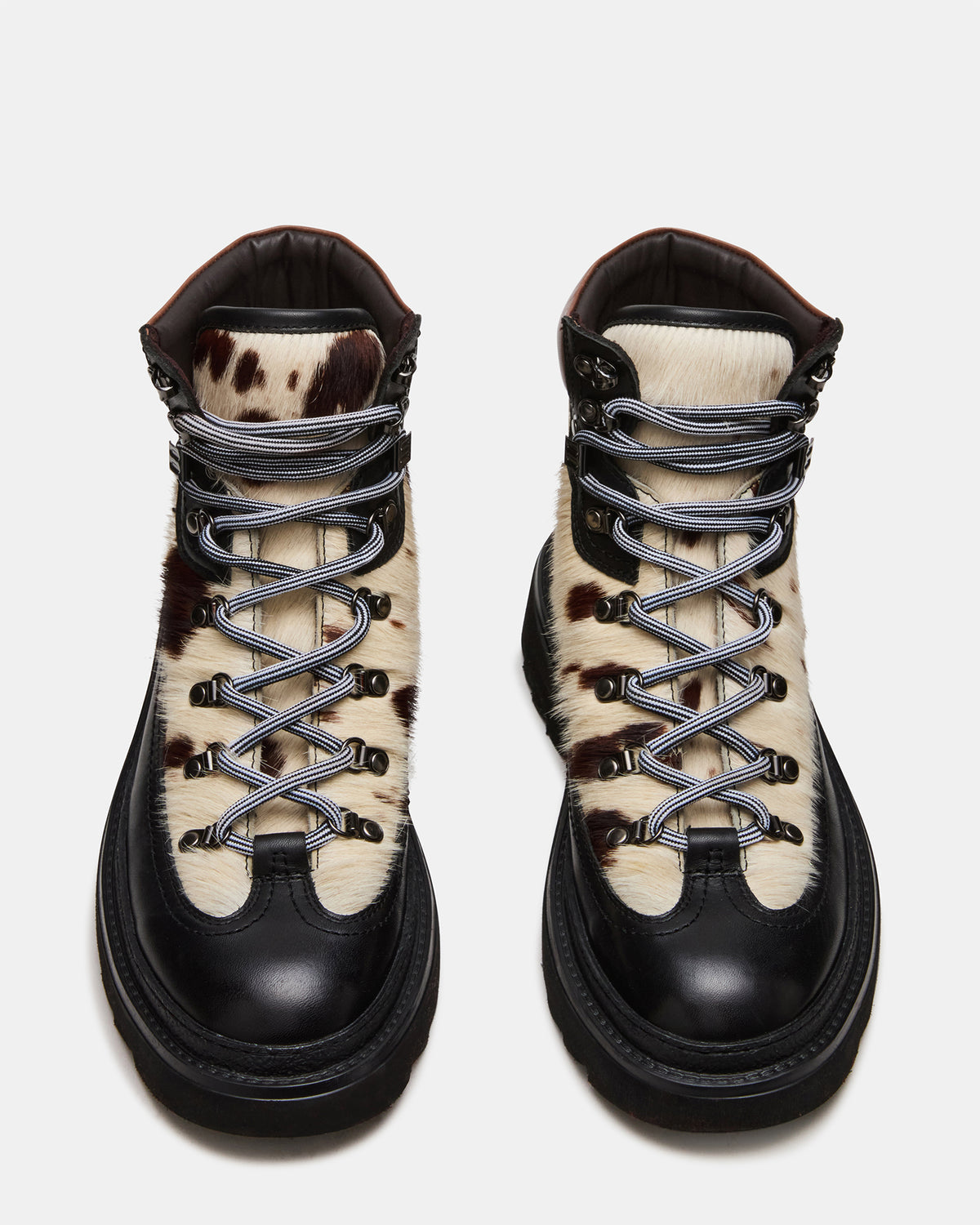 YOSEMITE Brown Multi Lace-Up Lug Men's Ankle Boot