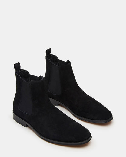 ALDAIR Black Suede Chelsea Men's Ankle Boot