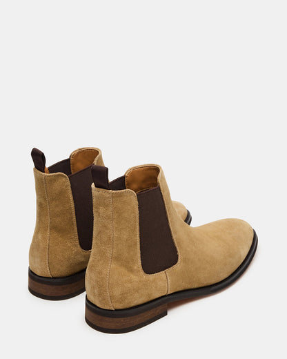 ALDAIR Taupe Suede Chelsea Men's Ankle Boot