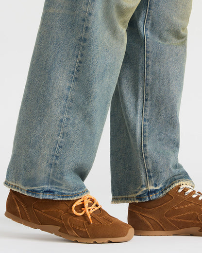 MIDAS Chestnut Low-Top Lace-Up Men's Sneaker