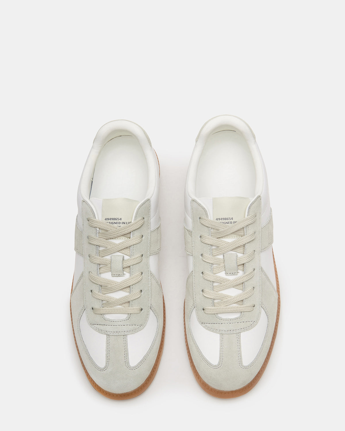 DIXON White Multi Low-Top Panel Men's Sneaker