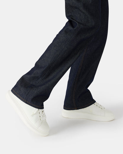 FROSTED White Multi Men's Low-Top Lace-Up Sneaker