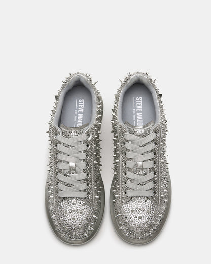 ICEBOX Pewter Metallic Men's Low-Top Lace-Up Sneaker