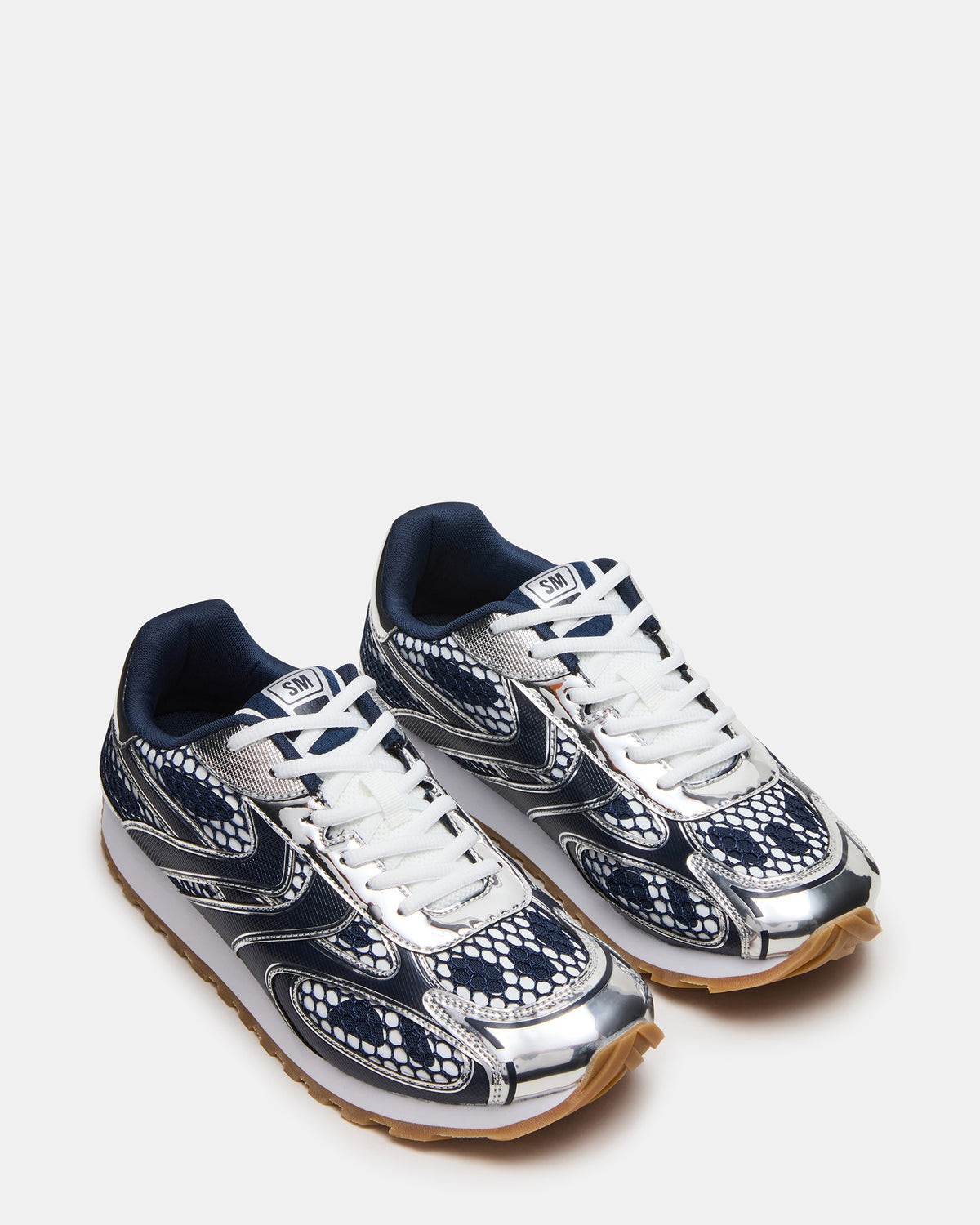XYLO Blue Low-Top Lace-Up Men's Sneakers