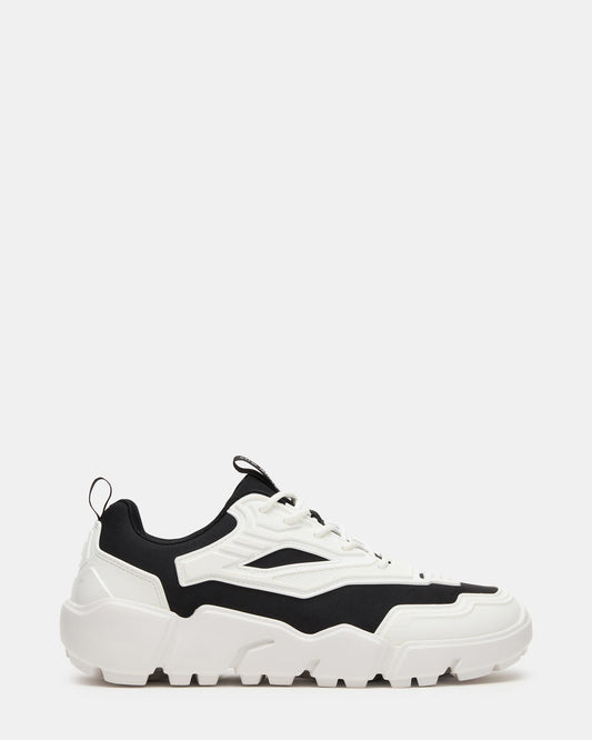 PACE Black/White Low-Top Lace-Up Men's Sneaker