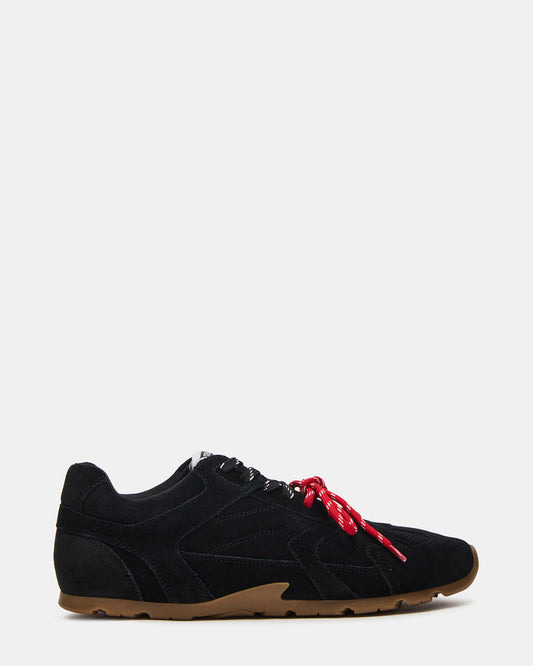 MIDAS Black Multi Low-Top Lace-Up Men's Sneaker