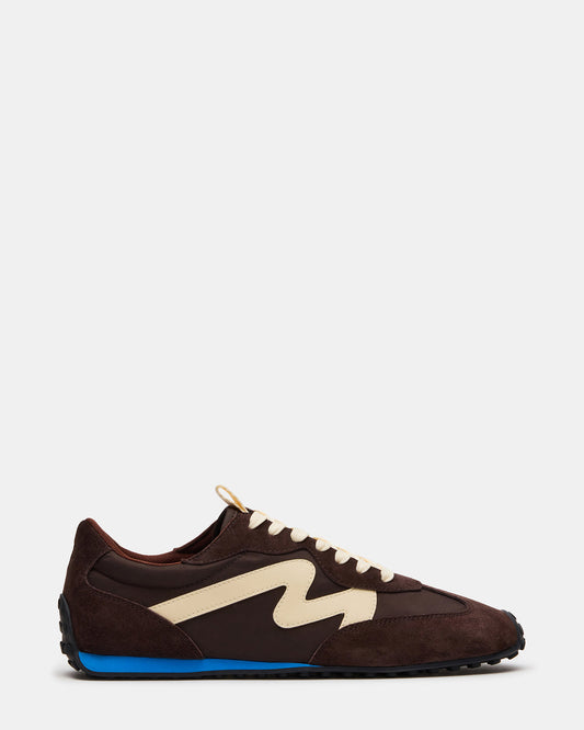 CYRUS Brown Multi Low-Top Lace-Up Men's Sneaker
