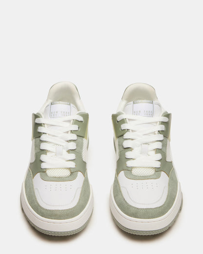 SANCHEZ Green Multi Low-Top Lace-Up Men's Sneaker