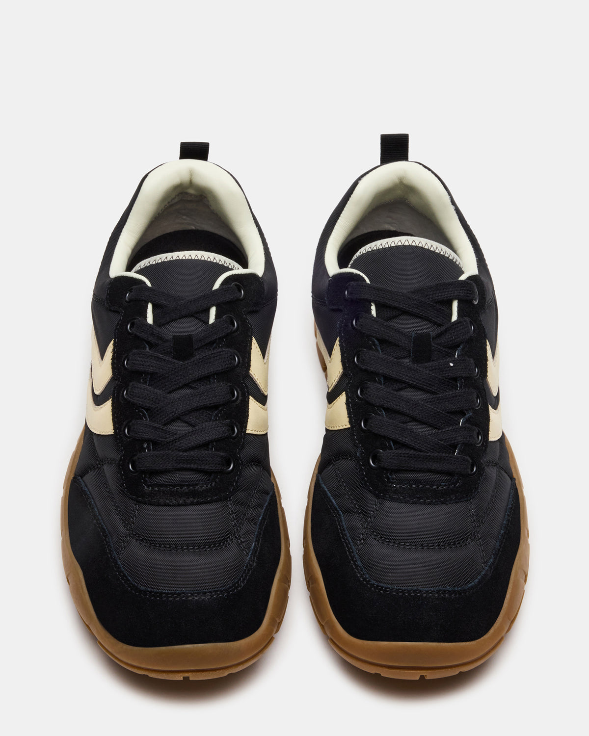 HORIZON Black Low-Top Lace-Up Men's Sneaker