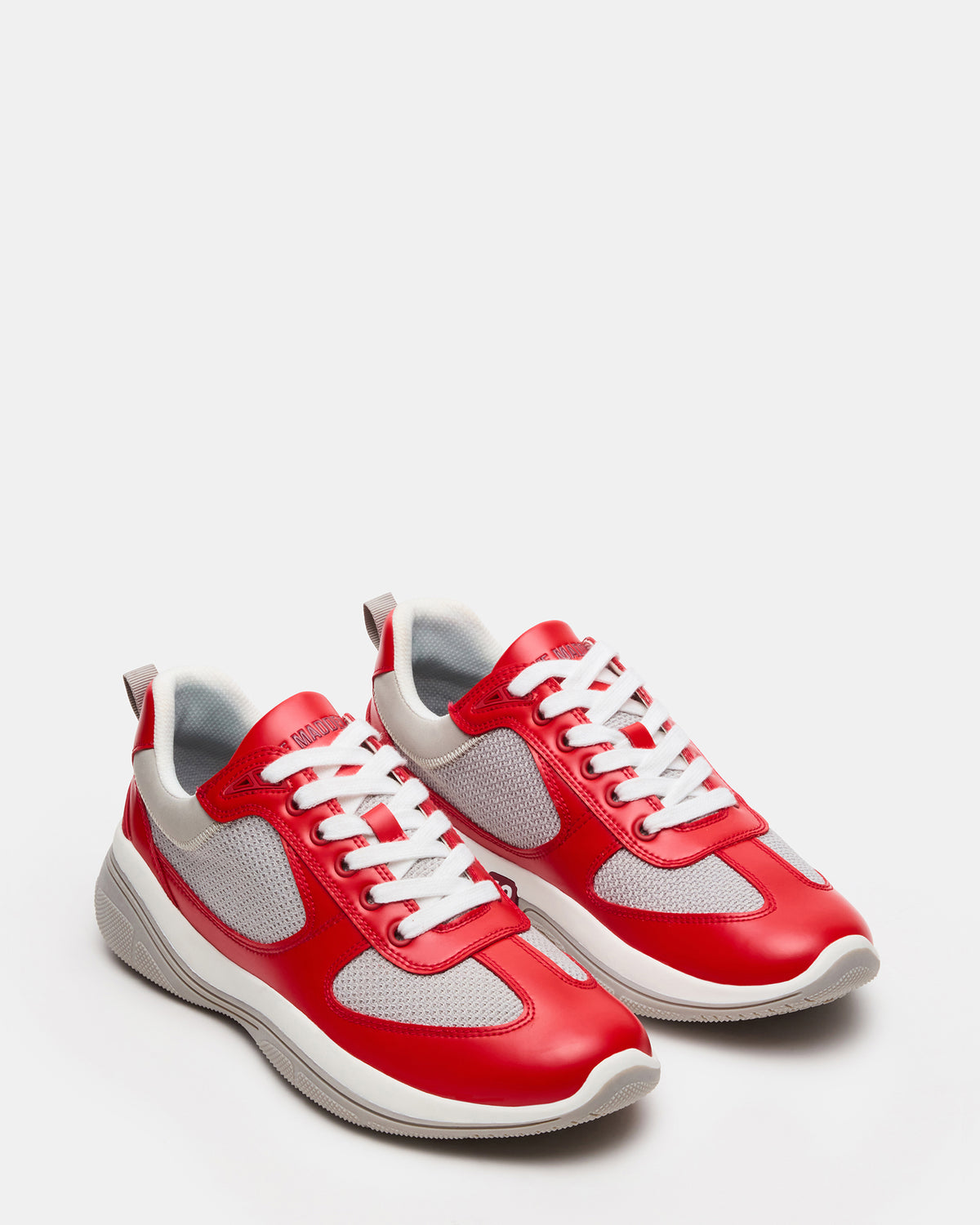 PICOLO Red Low-Top Lace-Up Men's Sneaker