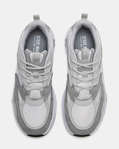 YGOR Grey Multi Men's Low-Top Lace-Up Sneaker