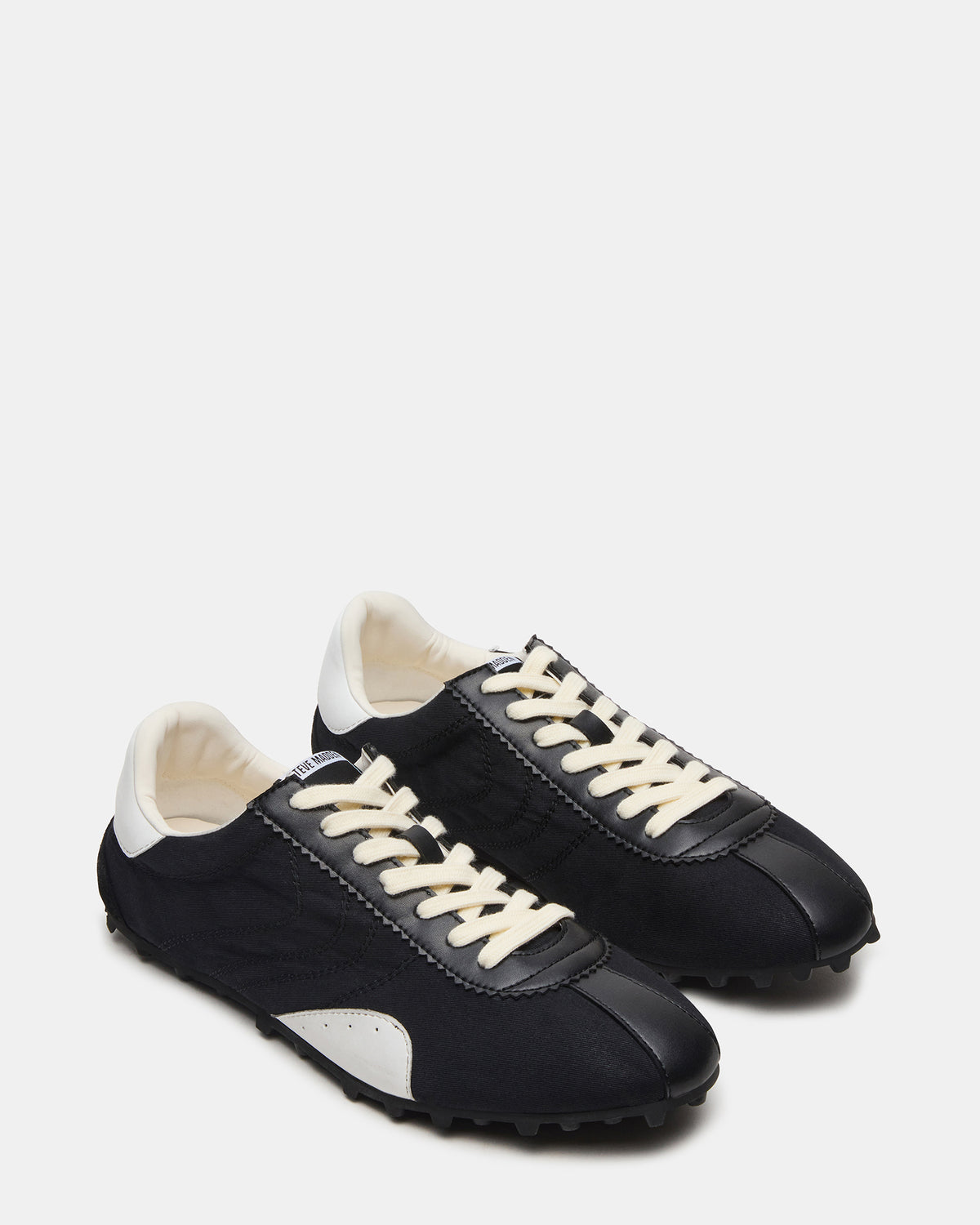 PUZZLE Black Low-Top Lace-Up Men's Sneaker