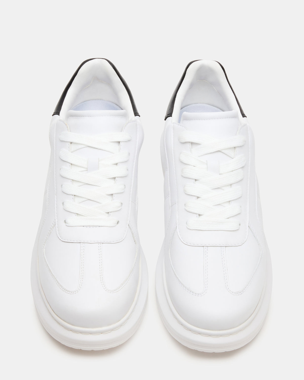MINOU White/Black Low-Top Lace-Up Men's Sneaker