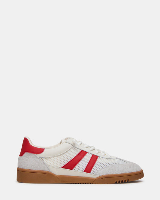 VIENTO White Multi Low-Top Lace-Up Men's Sneakers