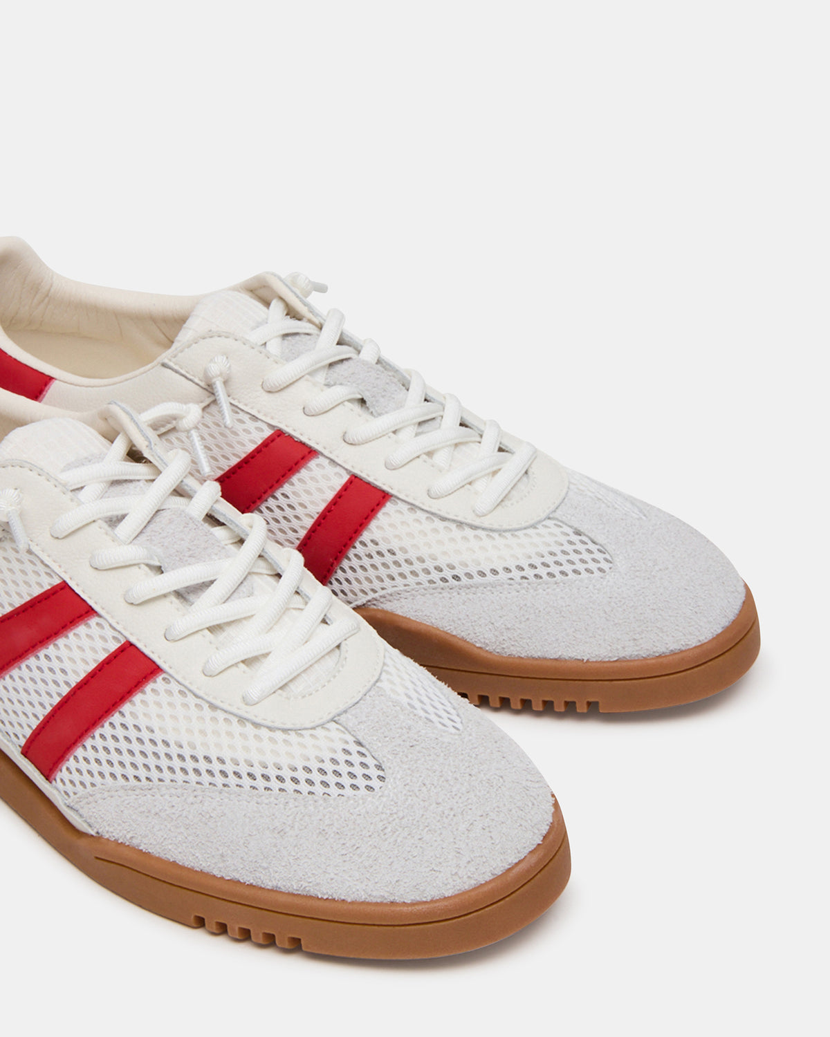 VIENTO White Multi Low-Top Lace-Up Men's Sneakers