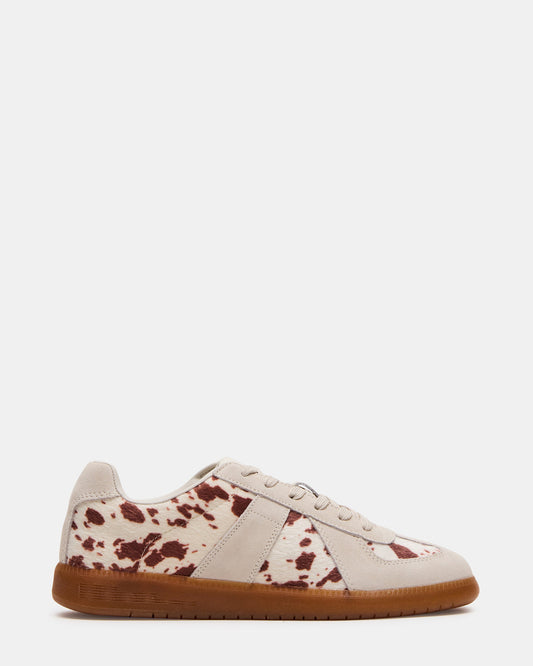 DIXON Brown Multi Low-Top Panel Men's Sneaker