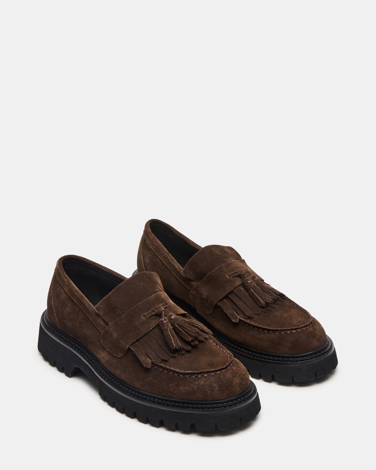 ZEV Brown Suede Lug Sole Dress Men's Loafer