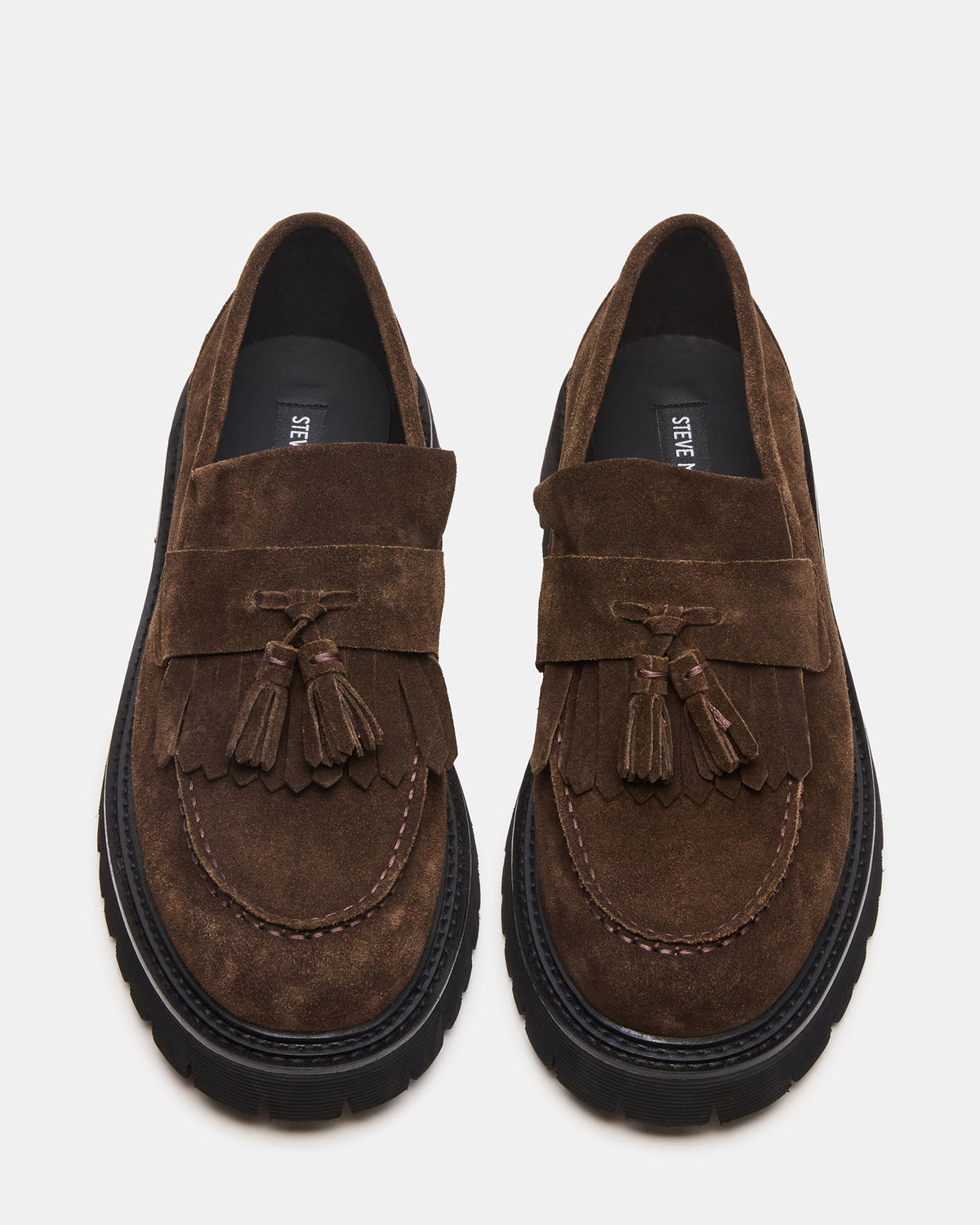 ZEV Brown Suede Lug Sole Dress Men's Loafer