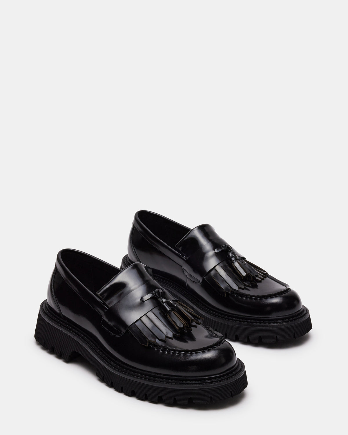 ZEV Black Box Lug Sole Dress Men's Loafer