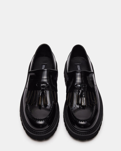 ZEV Black Box Lug Sole Dress Men's Loafer