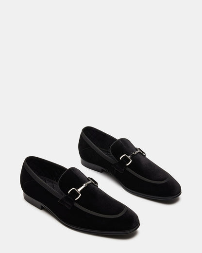 AADI Black/Silver Men's Dress Loafer