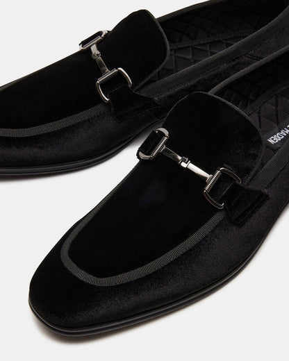 AADI Black/Silver Men's Dress Loafer