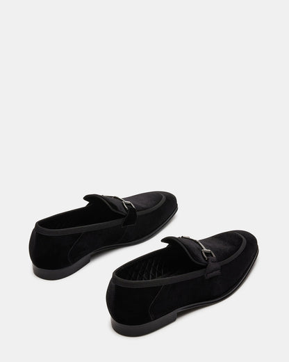 AADI Black/Silver Men's Dress Loafer