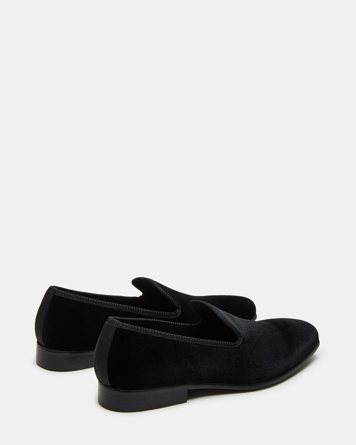 BANNOCH Black Velvet Men's Slip-On Loafer