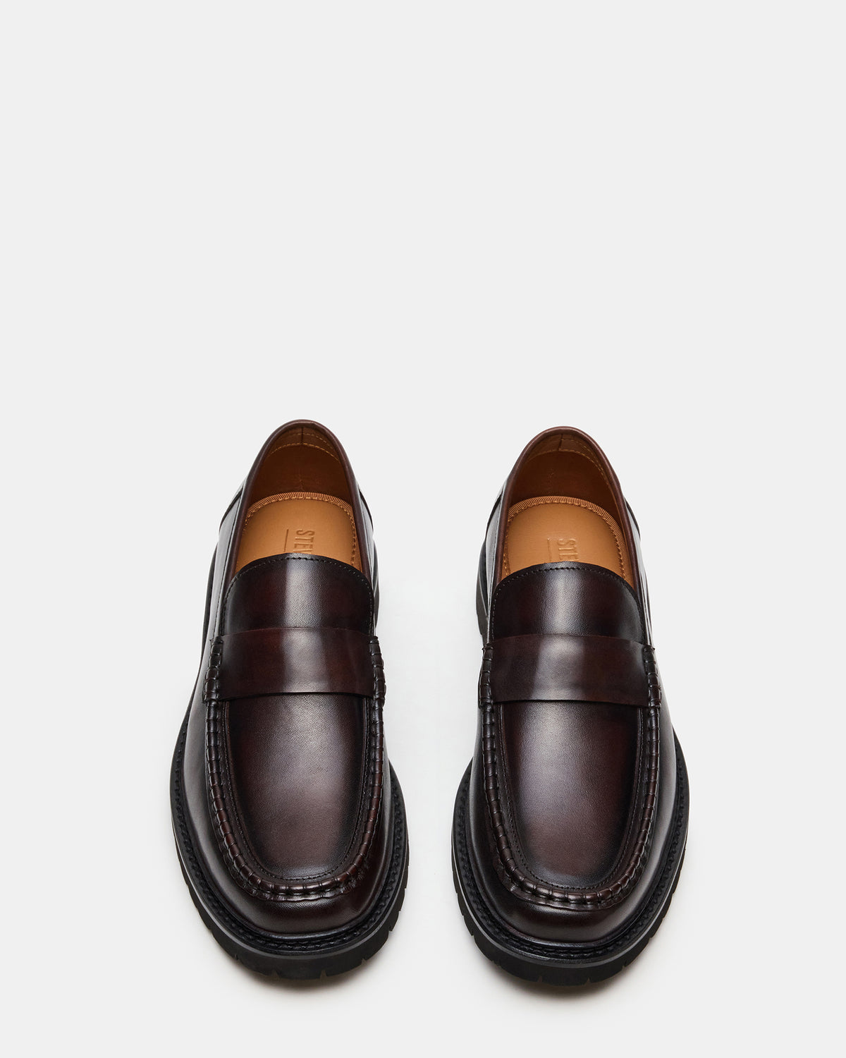 BRODIE Brown Slip-On Lug Men's Loafer