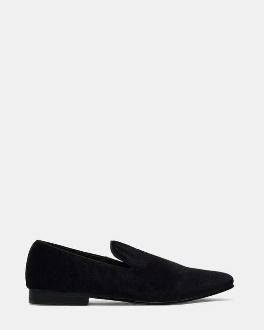 LAIGHT Black Velvet Men's Dress Shoes