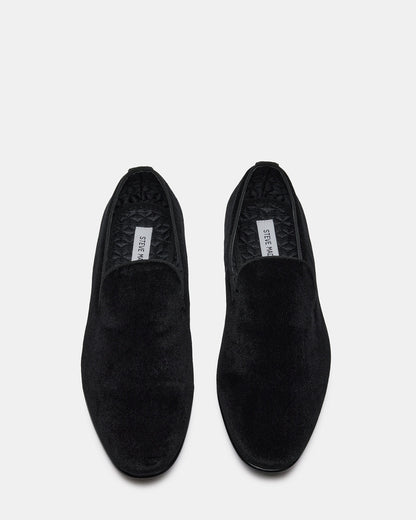 LAIGHT Black Velvet Men's Dress Shoes
