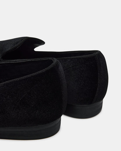 LAIGHT Black Velvet Men's Dress Shoes