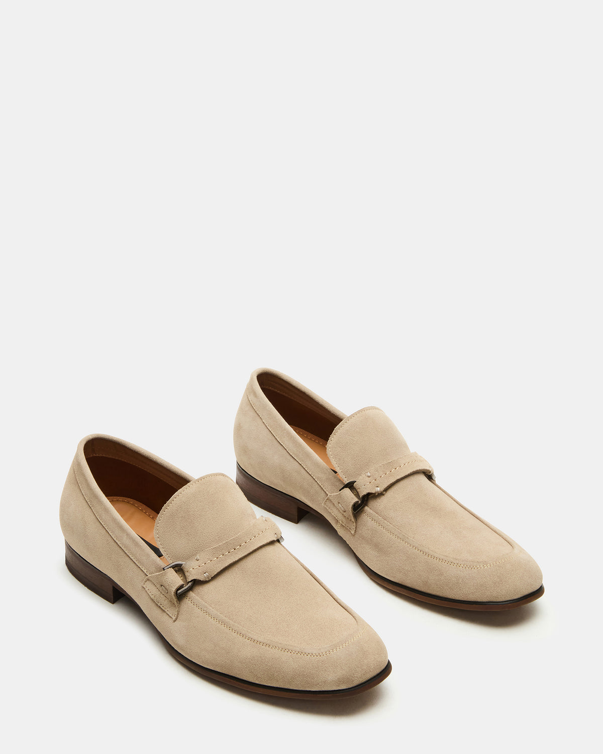 HEROLF Sand Suede Square-Toe Slip-On Men's Loafer