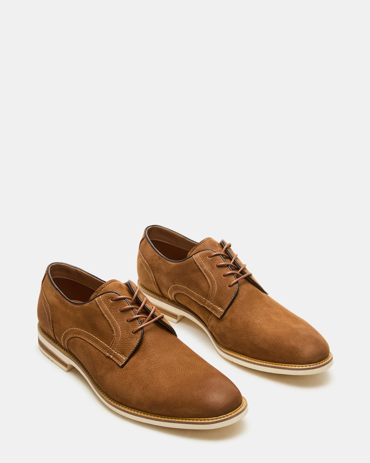 ALVAREZ Tan Nubuck Lace-Up Men's Dress Shoe