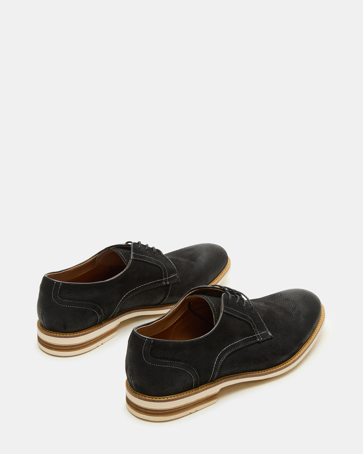 ALVAREZ Black Nubuck Lace-Up Men's Dress Shoe