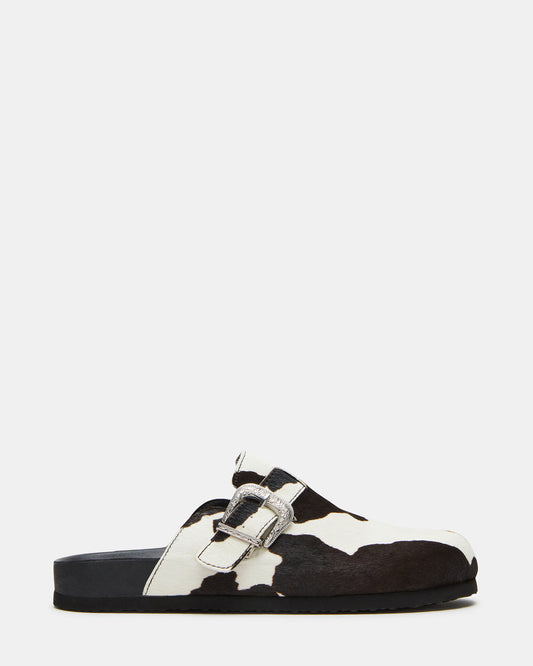 WOOLY Black Multi Slip-On Men's Casual Clog