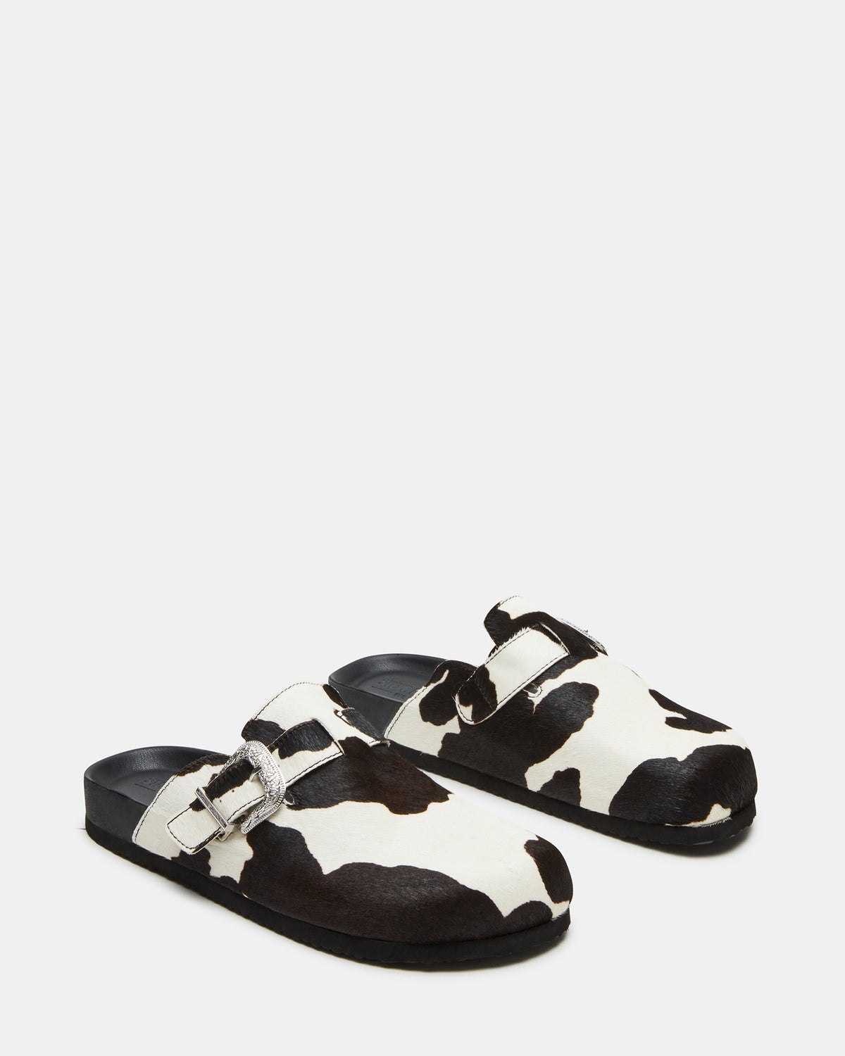 WOOLY Black Multi Slip-On Men's Casual Clog