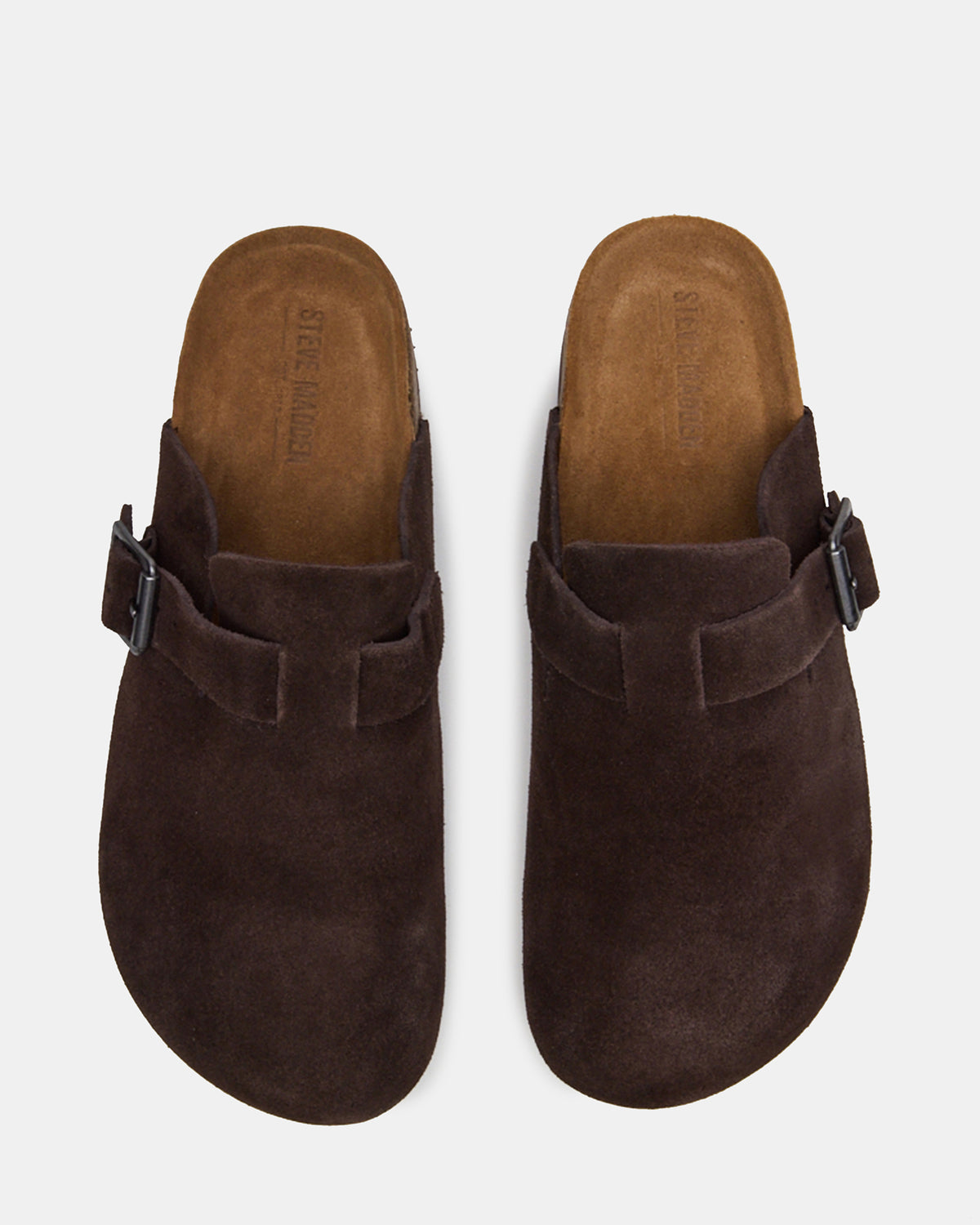 WILDERR Chocolate Brown Suede Slip-On Men's Casual Clog
