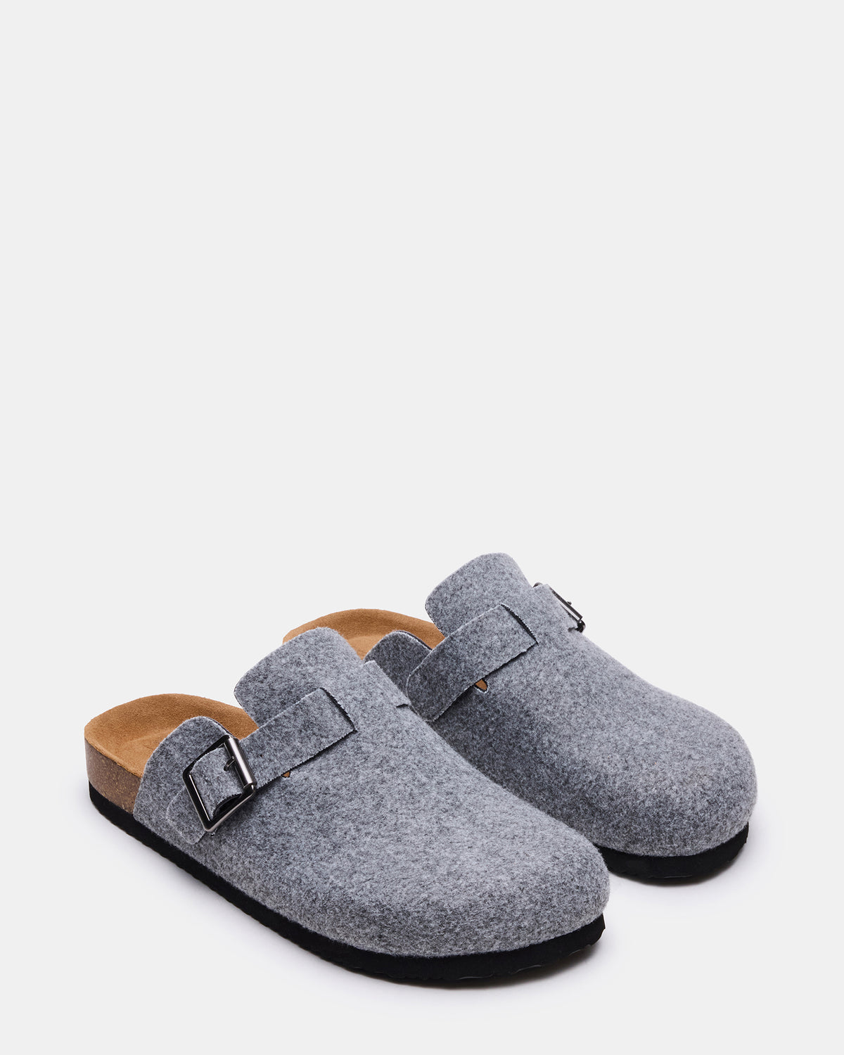 WILDERR Grey Flannel Slip-On Men's Casual Clog