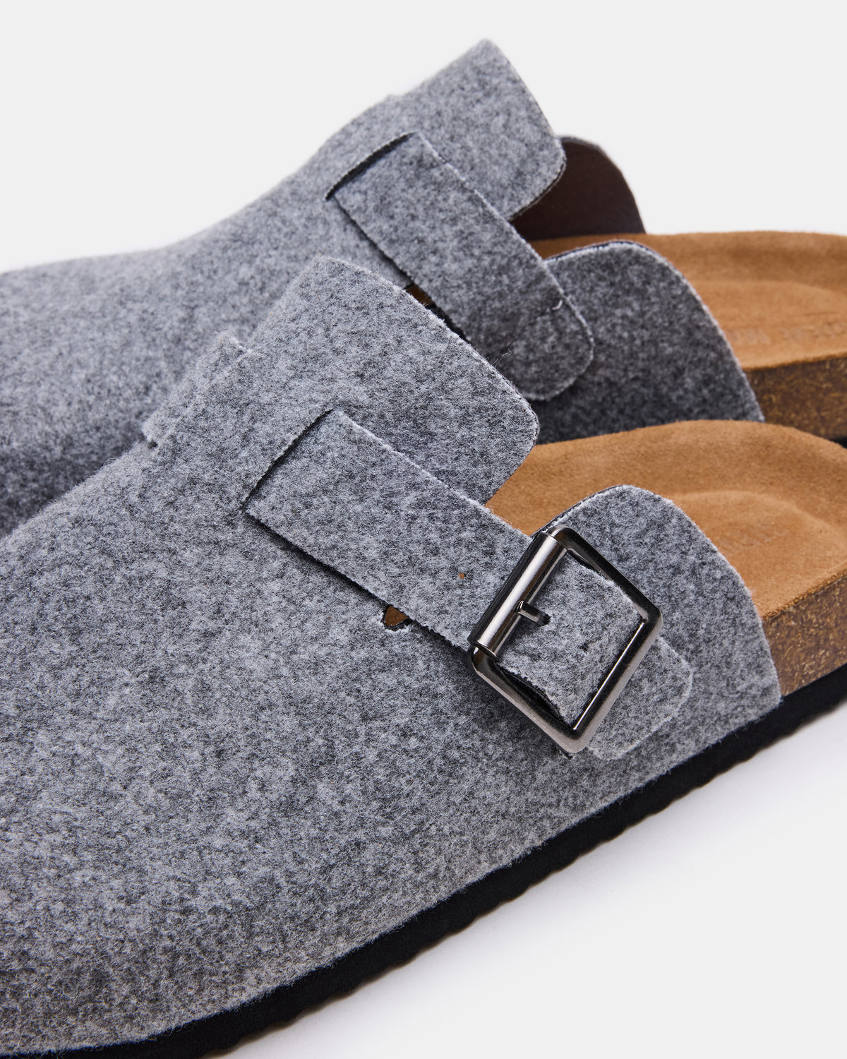 WILDERR Grey Flannel Slip-On Men's Casual Clog