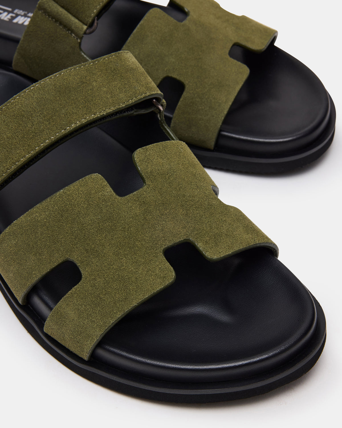 MAIVEN Green Suede Fisherman Men's Sandal