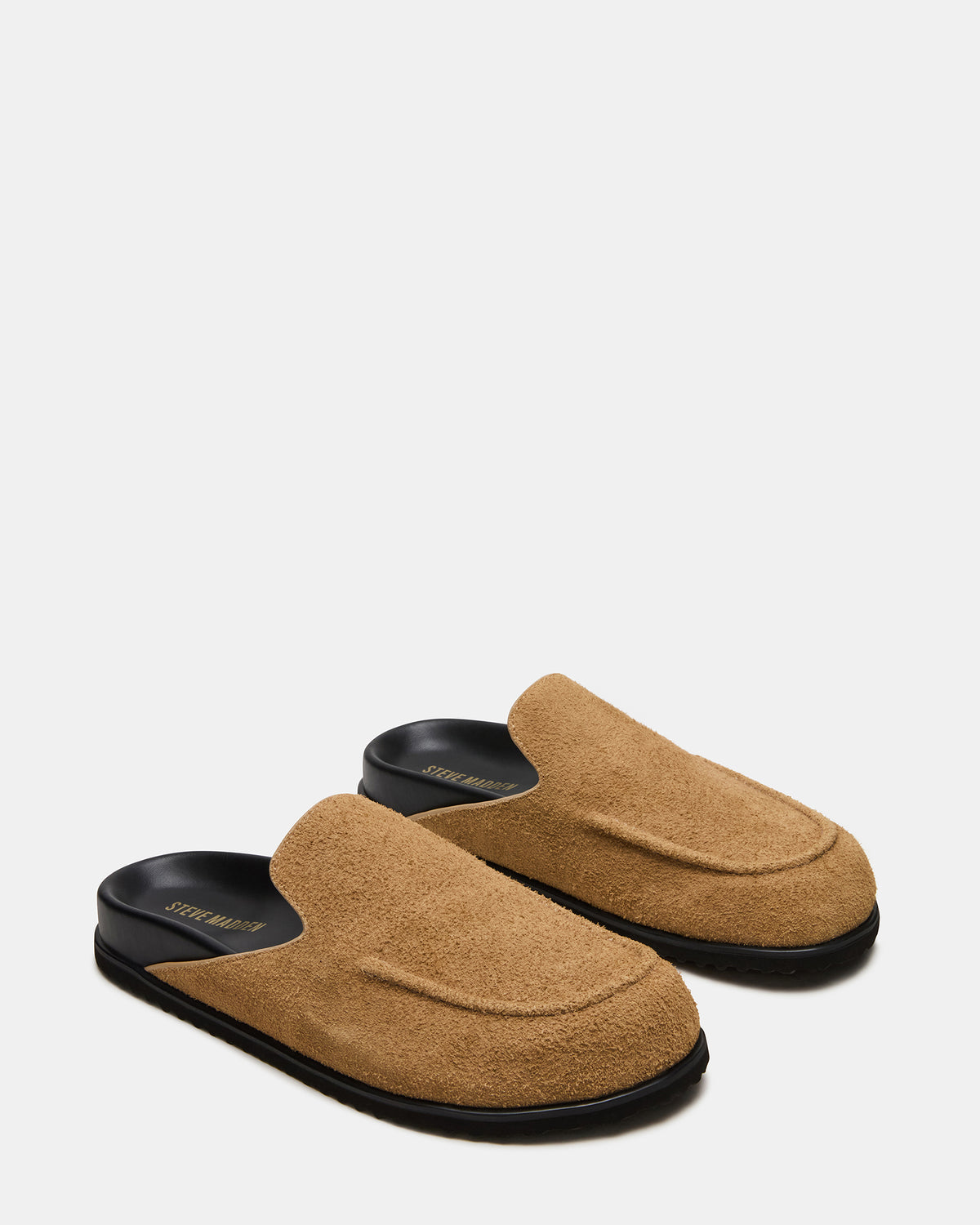 LUCIO Tan Suede Slip-On Men's Casual Clog